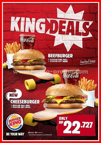 Promo Menu Burger King