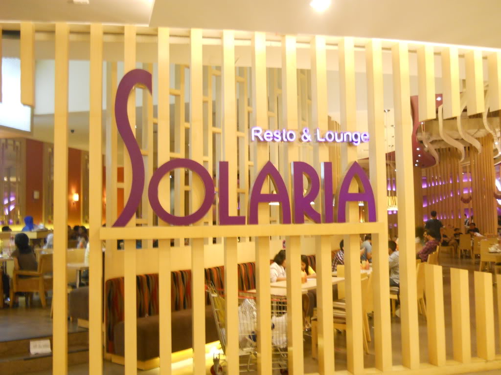 Solaria menu Loading interface