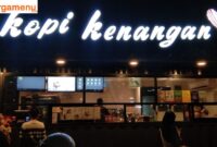 harga menu Kopi Kenangan