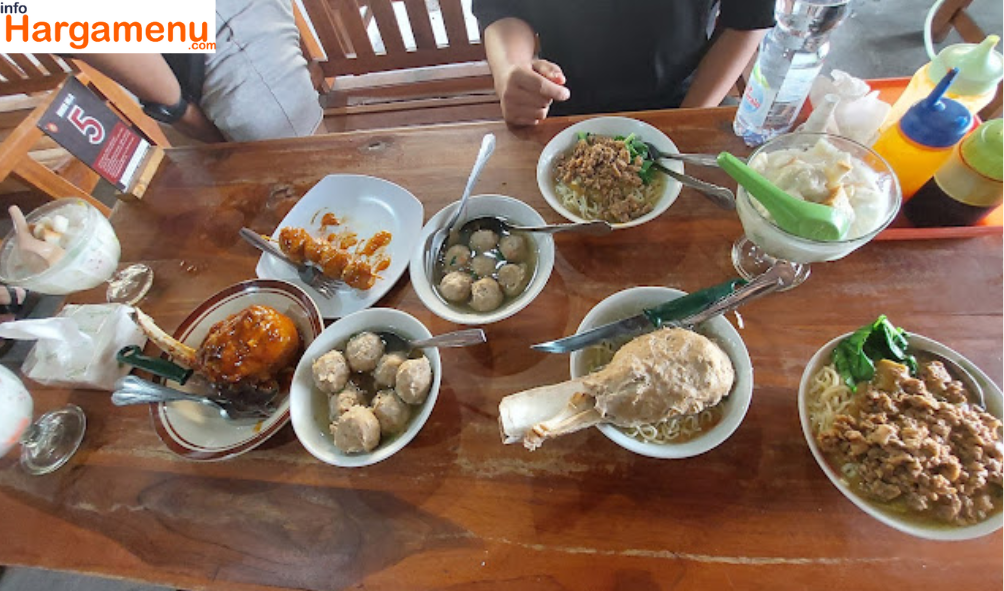 harga menu Bakso Pajero 3