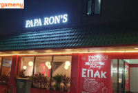 Harga Papa Ron's Pizza 2024